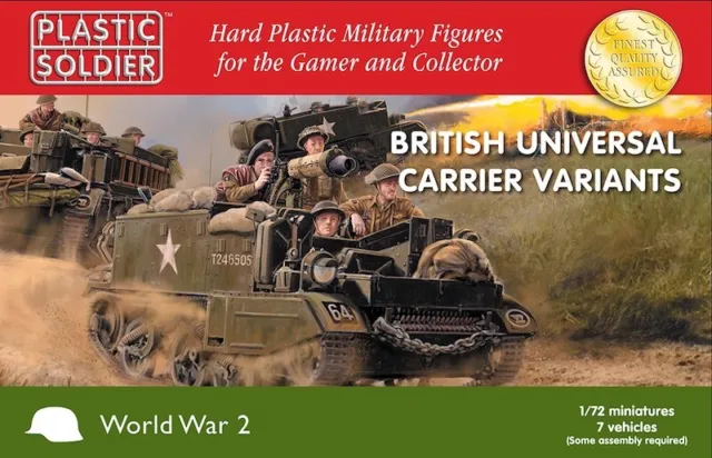 The Plastic Soldier Company 1/72 British Universal Carrier Variants # 2V20033