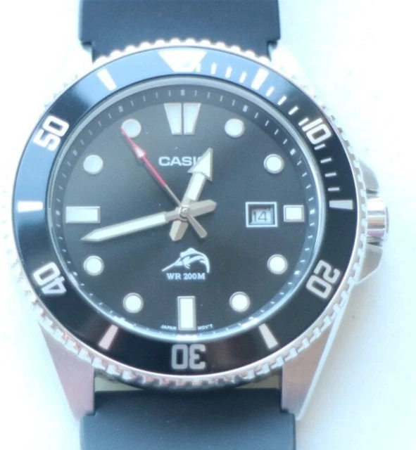 CASIO MARLIN DURO MDV 106 1AVCF Black Dive Watch 200m Original