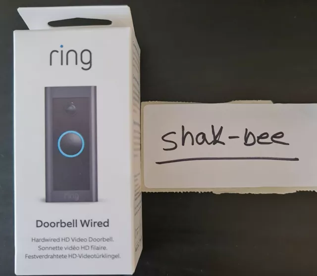 Ring Doorbell - Hardwired Version - Brand New - Hd Video,  Motion Detection