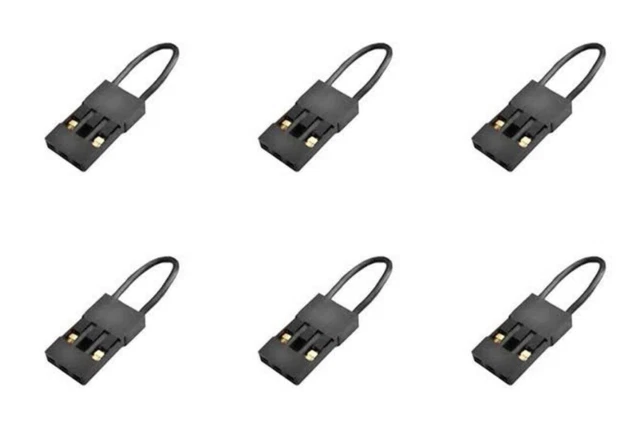 Walkera QR X350 PRO Receiver Bind Plug Servo Type Connector Wire 6 Pack