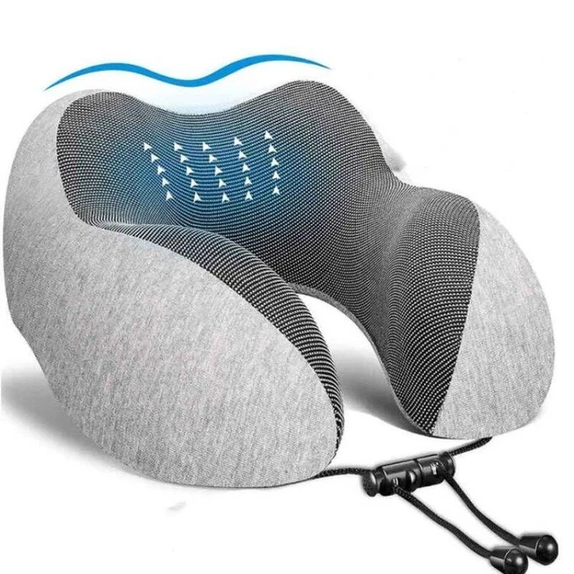 Memory Foam U Shaped Travel Pillow Neck Support Soft Head Rest Car Plane Cushion