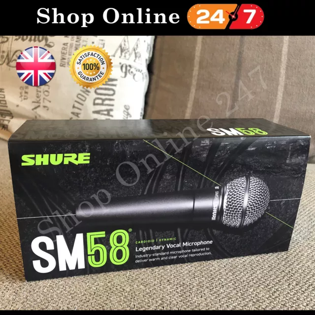 Shure SM58 LC Microphono vocale dinamico | spedizione rapida | venditore britannico