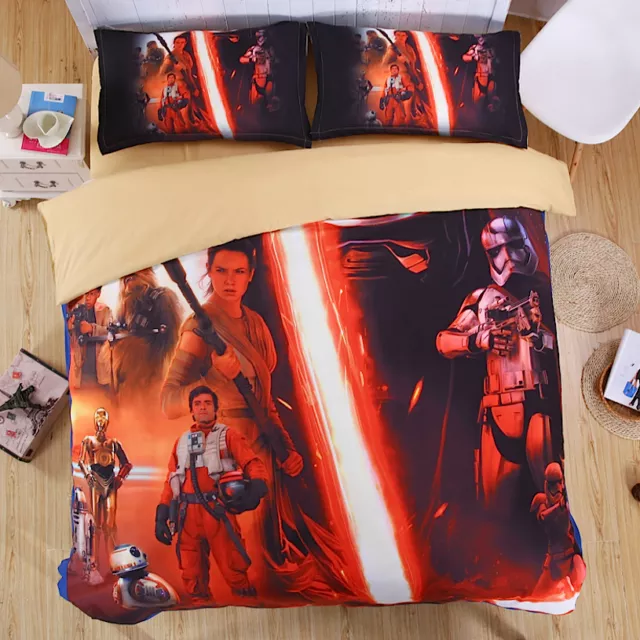 Star Wars Set Letto Copripiumone Lenzuolo Federa Duvet Cover Set DUVSW03