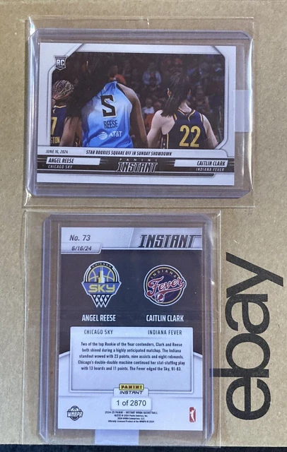 Caitlin Clark PSA 10 Graded Rookie Card Lot - 3 Panini Instant Cards, Gem Mint Condition (Basketball Collectible)