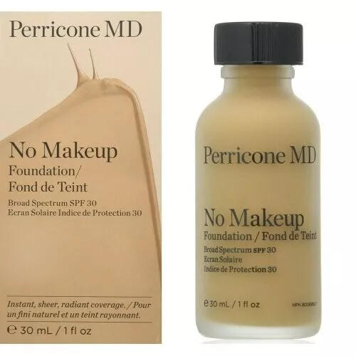 Perricone MD No Makeup Foundation Light to Medium 30ml  SPF30 Free Uk Delivery