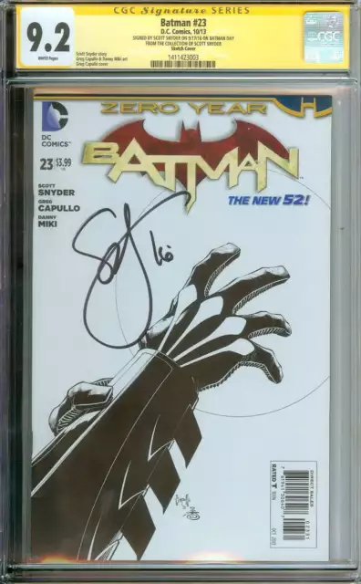 Batman #23 Cgc 9.2 White Pages