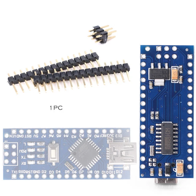Compatibile Arduino Scheda Arduino Nano V3.0 Compatibile - Con Microcontrollore Atmega328p E CH340G, Contatti Saldati Input/output Digitale Analogico - Foto 12