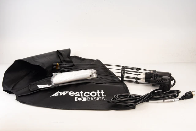 Luz constante de estudio fotográfico Westcott Basics uLite 410 500 vatios con caja suave V18