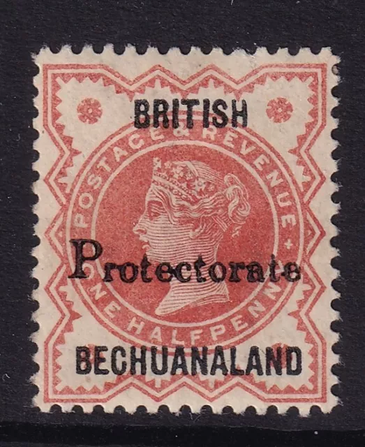 BECHUANALAND = QV era - 1888 1/2d Vermilion. SG40 Mint Hinged