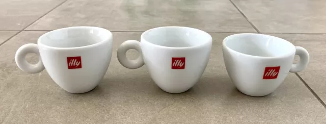 3 Grandes Tasses Illy Café 75 ans