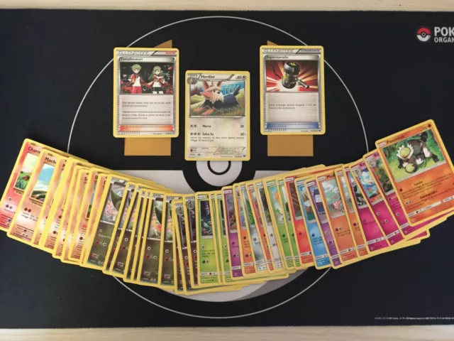 LOTTO 40 CARTE POKEMON comuni e non comuni + 1 FOIL + 2 TRAINER 🔥 Set Vari ITA