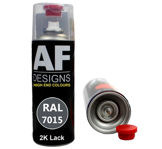 Bombe De Peinture Aérosol MERCEDES 7350 Gris Nove - Peinture Auto 2K Pour Rénovation De Carrosserie Et Retouches