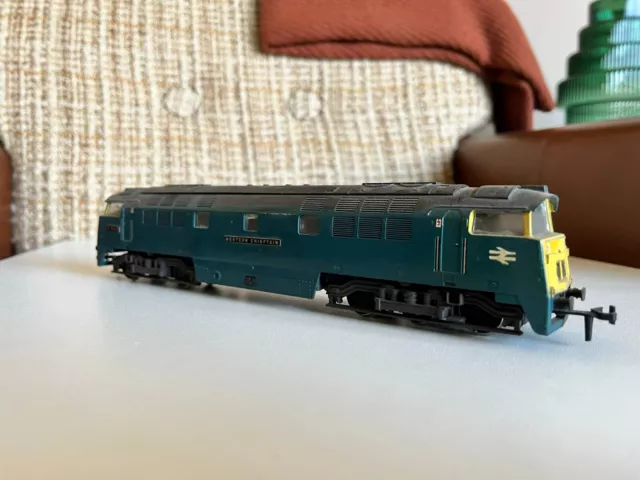 Trix Lilliput OO gauge Western Chieftain Class 52 diesel loco D1057 BR Blue