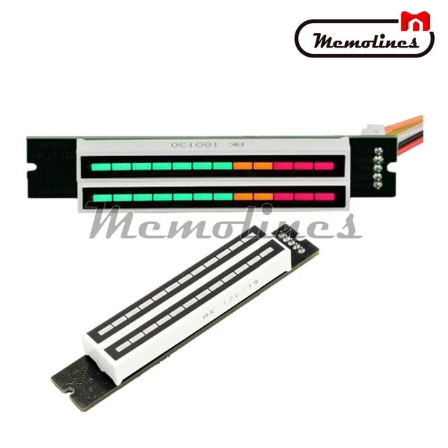 DUAL 12 SOUND LED Level Indicator Lamp Analyzer Meter Double Channel