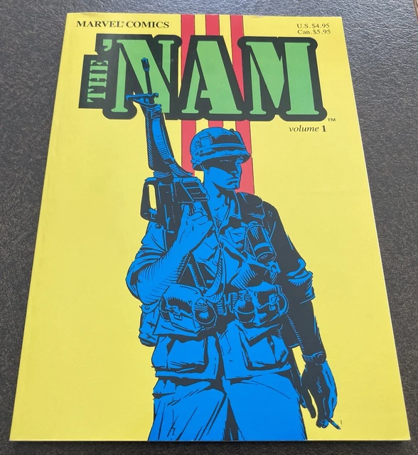 The 'Nam Volume 1 Tpb Trade Paperback #1-4 1987 Marvel Comic Golden Vietnam War 3
