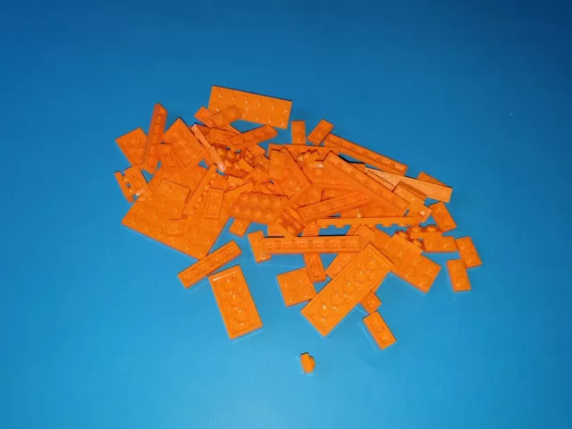 LEGO - Lote de Piezas color naranja (Placas)