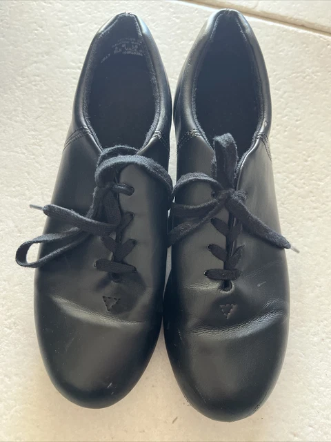 Capezio Fluid Tap Shoes, Women's Adult, Style CG17, Size 6, Black, Pre-owned