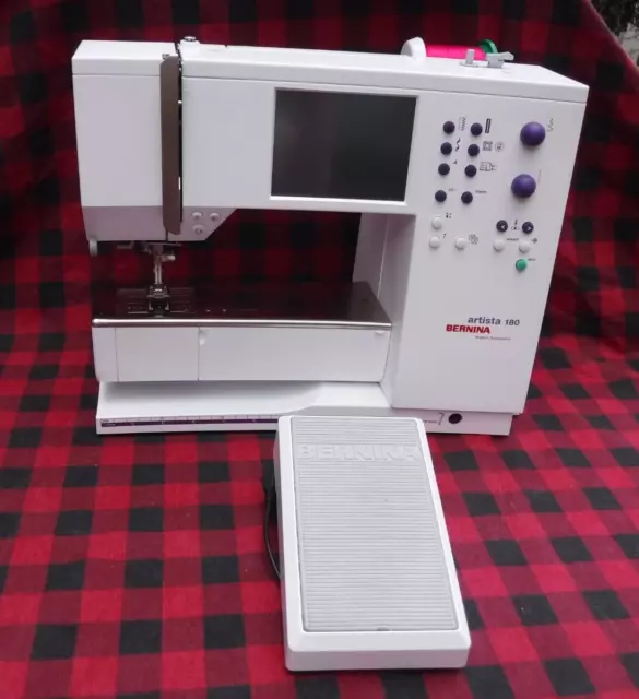 BERNINA Artista 180 Sewing Machine w/SM1 Embroidery Module + accessories
