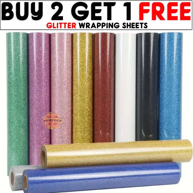 Wrapping Paper Glitter Gift Present Birthday Wrap Wedding Party Sheet 69CMX49CM