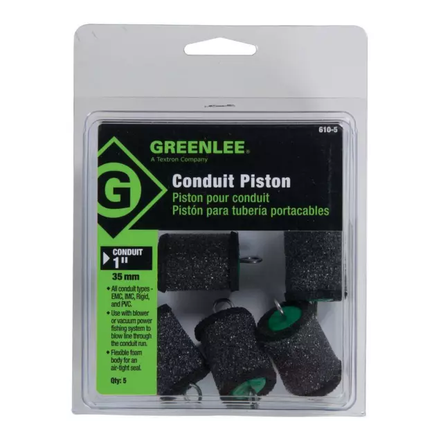 Greenlee 610-5 Conduit Piston, 1" (5 Pack)