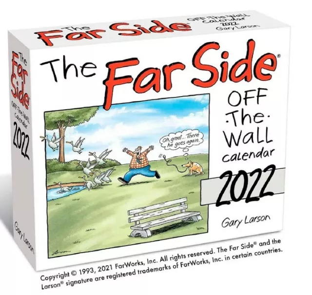 THE FAR SIDE 2002 Daily Calendar Last Impressions 17th & Final Off the