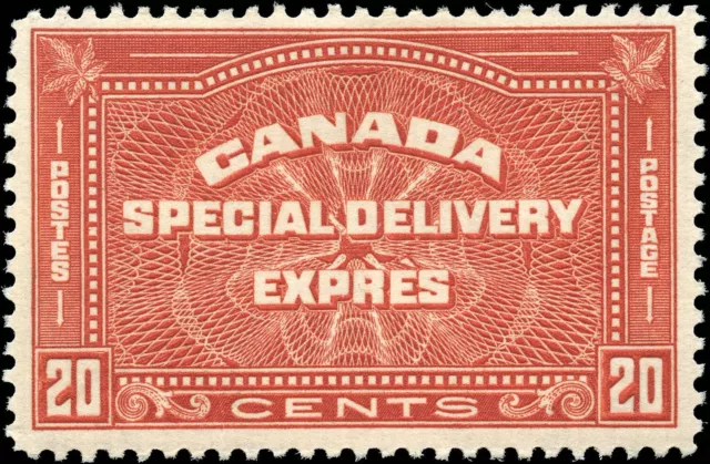 Canada Mint H F+ 20c Scott #E5 1932 Special Delivery Stamp