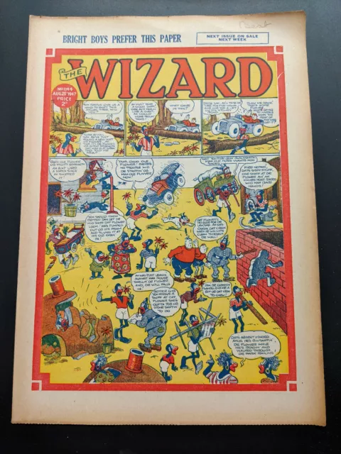 Wizard Comic No 1144, August 23rd 1947, D.C. Thomson, FREE UK POSTAGE