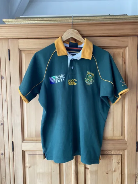 South Africa Rugby Union World Cup 2011 Jersey Canterbury M Great Condition