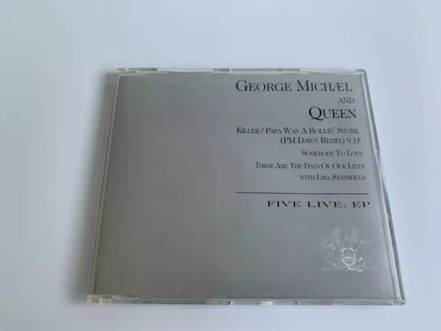 George Michael & Queen - Five Live EP - CD EX/EX