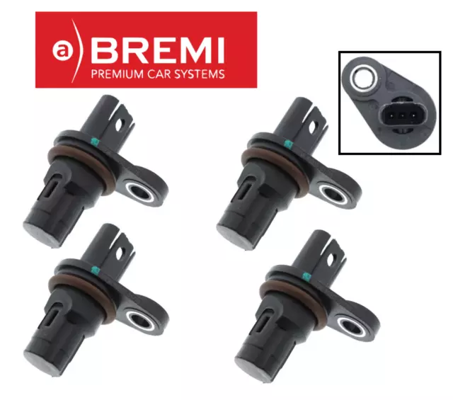 Camshaft Cam Position Sensor 4pcs OE Bremi for BMW V8 550i 650i 750i M5 M6 X5 X6