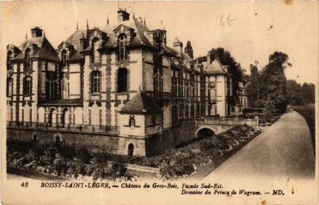 CPA AK BOISSY-SAINT-LEGER Chateau du Gros-Bois Façade Sud Est (600137)