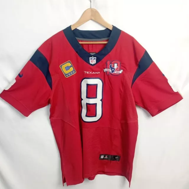 Maglia da football NFL Texans Schaub numero 8 taglia XL da uomo