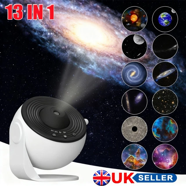 Galaxy Projector 12 in 1 Planetarium Star Projector Realistic Starry Sky Night Light - The