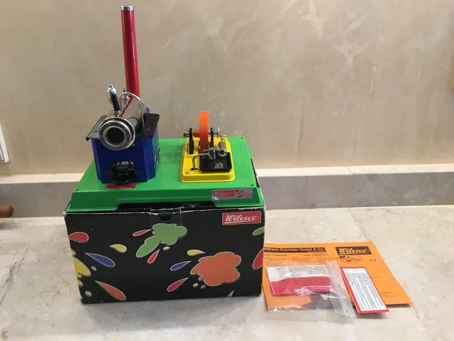 Machine à Vapeur WILESCO D8 – Très Bon état – Boîte D'origine – Ouest-allemande