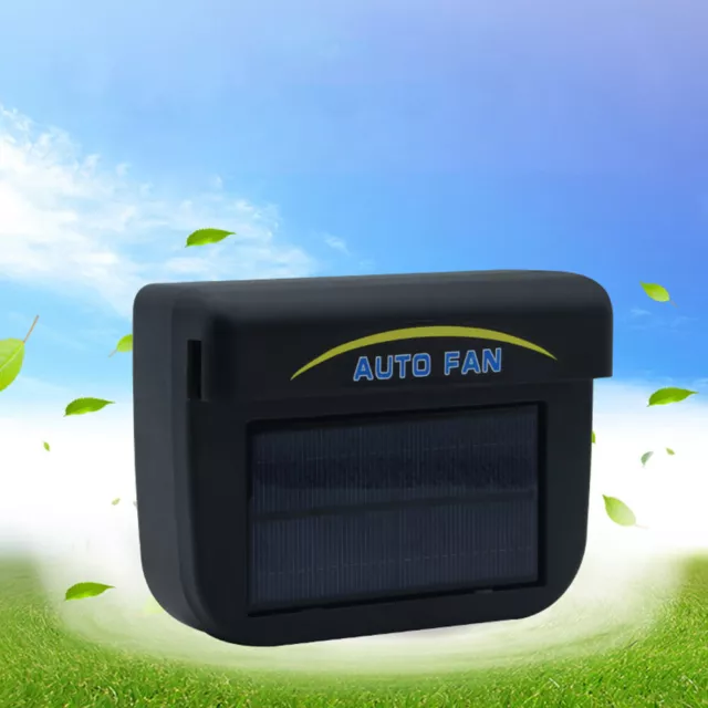 Rubber Strip Auto Window Universal Air Vent Outdoor car Solar Panel Fan Exhaust