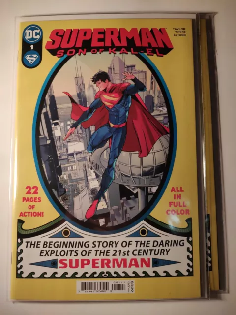Superman Son of Kal-El #1 Timms Variant Cover A, Est. VF/NM or Better July 2021