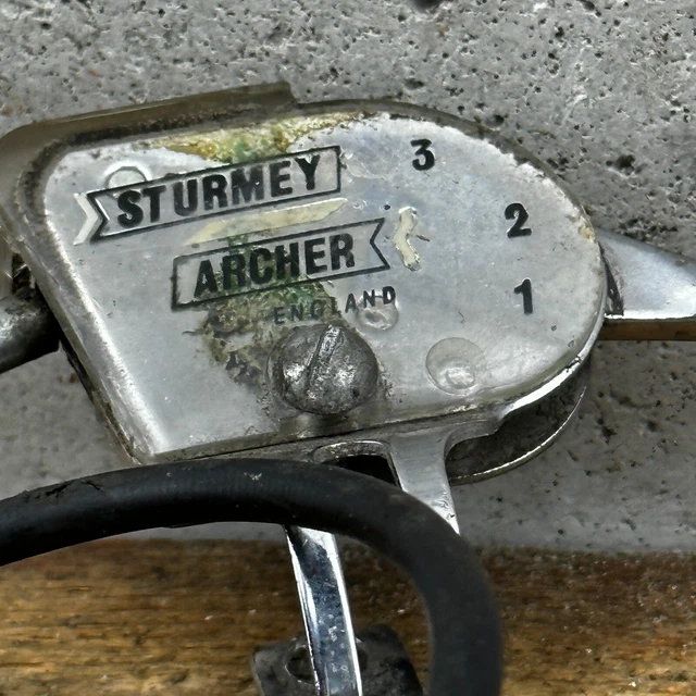 VINTAGE STURMEY ARCHER Shifter Shift Lever Cable Set 3 Speed Trigger
