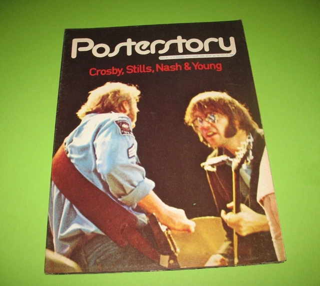 Crosby,Stills,Nash,Young  Poster On "Posterstory" 1981 ,Discografia,Storia.