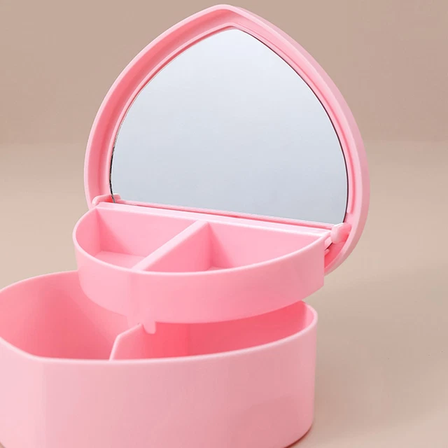 Vlando Boîte à Bijoux En Cuir Moderne Middle – Organisateur Élégant Pour Boucles, Bagues, Colliers & Bracelets