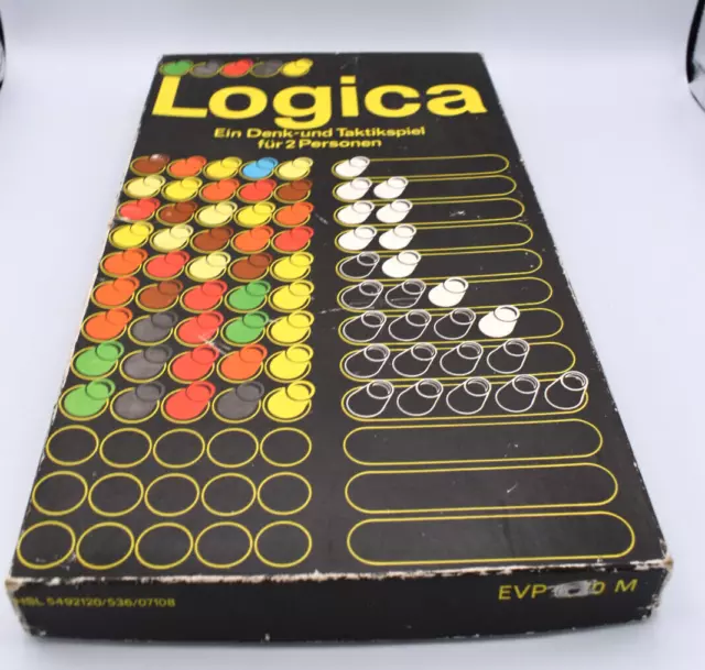 DDR Logica Brettspiel - Ein Denk- und Taktikspiel - VEB Berlinplast 2