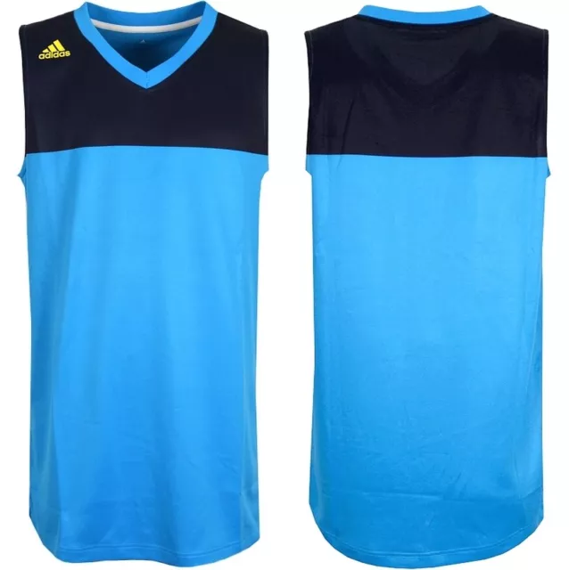 Adidas AB Jersey Basketball Trikot Herren Kinder NBA Sport Top Achsel Shirt blau