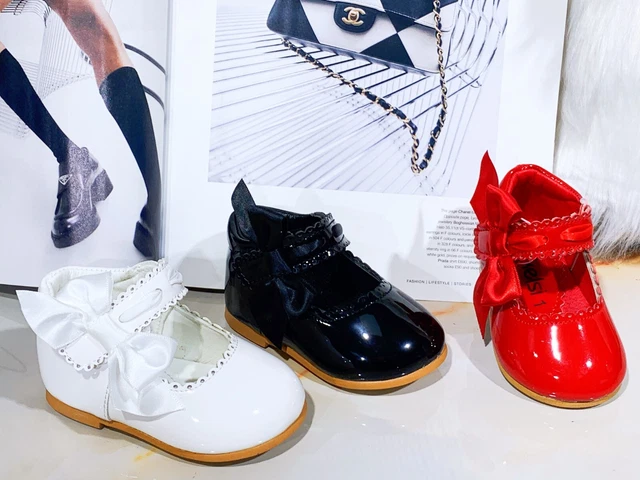 Nuove scarpe da battesimo ballo di nozze festa battesimo bambini bambine