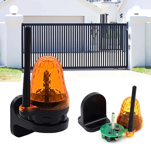 Témoin Lumineur Clignotant Rouge Avec Buzzer - 12V AC/DC - Pour Trou De 22mm - Modèle AD1622SM - Neuf