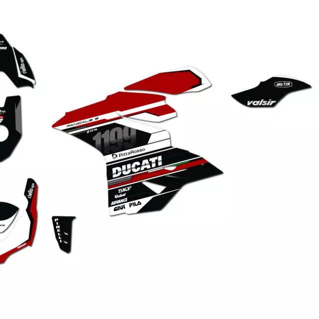 Set Graphiques pour ducati panigale 899 1199 3