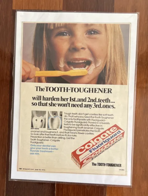 1973 Colgate Vintage Advertisement