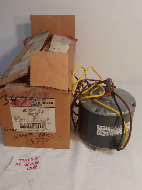 Carrier HC37GE210A GE 5KCP39GFS166S Condenser Fan Motor 825 RPM  FAST SHIPPING