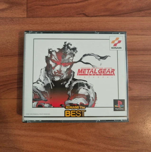 Metal Gear Solid Sur PS1 - Version PAL - Boîtier PlayStation Bigbox - Etat Correct