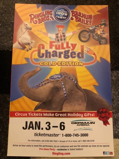 RINGLING BROTHERS BARNUM and Bailey circus poster EUR 7,14 PicClick DE