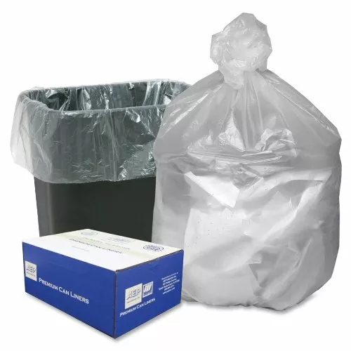 Webster High Density Resin Can Liners - 10 Gal - 24" X 24" - 0.31 Mil [8