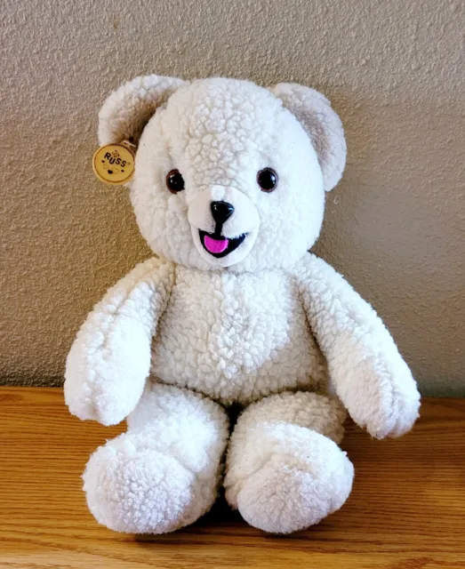Vintage 1986 Russ Snuggle Fabric Softener 15" Plush Teddy Bear